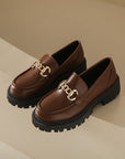 Vintage zachte loafers voor dames