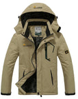 Windbreaker Plus Dikke Warme Winddichte Bontjassen