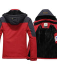Windbreaker Plus Dikke Warme Winddichte Bontjassen