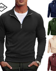 Herfstheren sweatshirts met kwartrits
