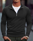 Herfstheren sweatshirts met kwartrits