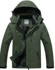Windbreaker Plus Dikke Warme Winddichte Bontjassen