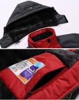 Windbreaker Plus Dikke Warme Winddichte Bontjassen