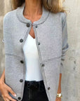 Dames vest met knoopjes