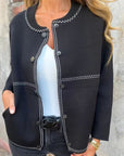 Dames vest met knoopjes