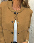 Dames vest met knoopjes