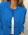Dames vest met knoopjes