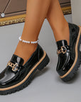 Vintage zachte loafers voor dames