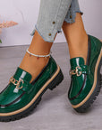 Vintage zachte loafers voor dames