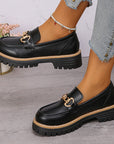 Vintage zachte loafers voor dames