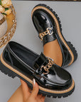 Vintage zachte loafers voor dames