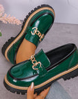 Vintage zachte loafers voor dames