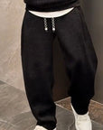 Stijlvolle set van 2 stuks met hoodie en wijde broek voor heren