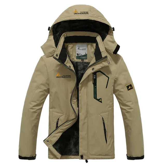 Windbreaker Plus Dikke Warme Winddichte Bontjassen