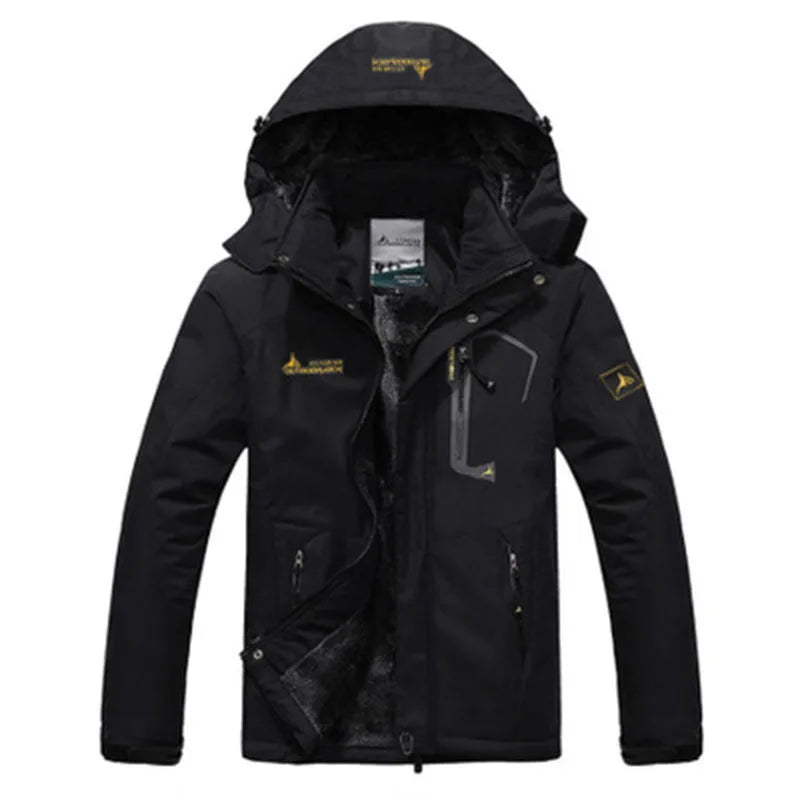 Windbreaker Plus Dikke Warme Winddichte Bontjassen