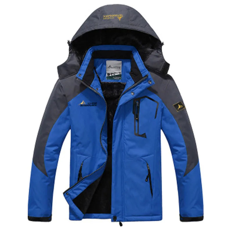Windbreaker Plus Dikke Warme Winddichte Bontjassen