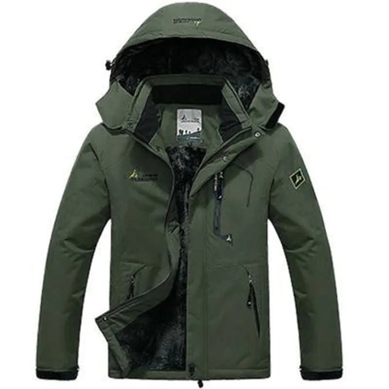 Windbreaker Plus Dikke Warme Winddichte Bontjassen