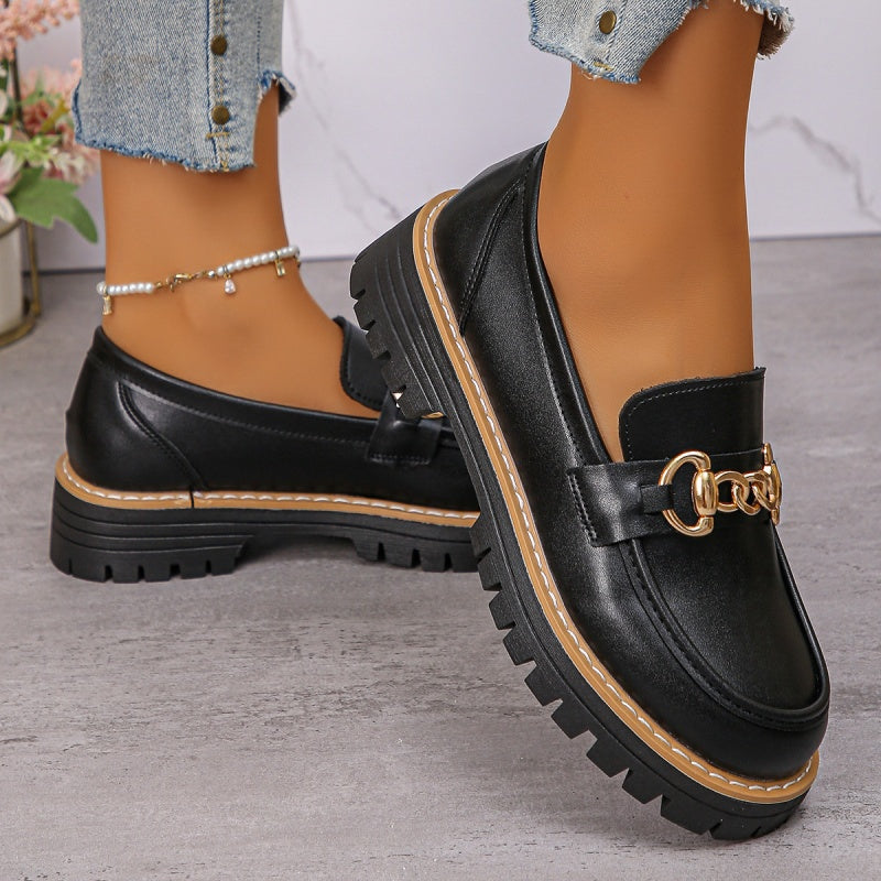 Vintage zachte loafers voor dames 