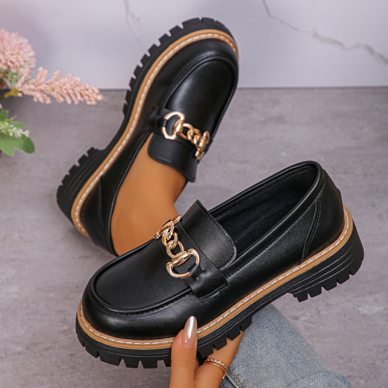 Vintage zachte loafers voor dames 