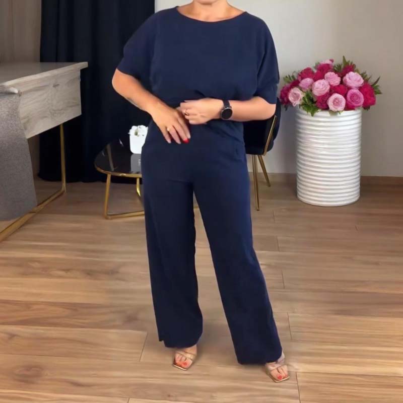 Elegante lange cardigan, top en broek, 3-delige set